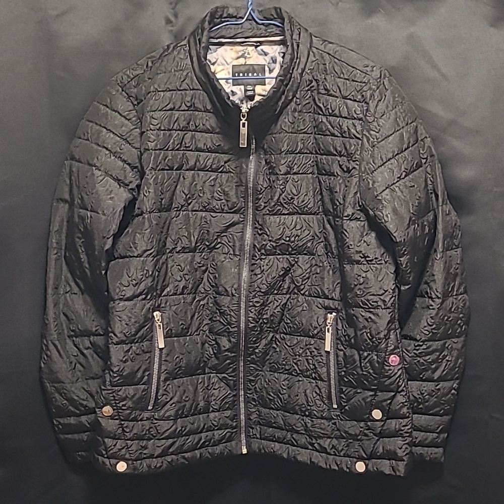TRIBAL FALL JACKET SIZE L Floral print lining.